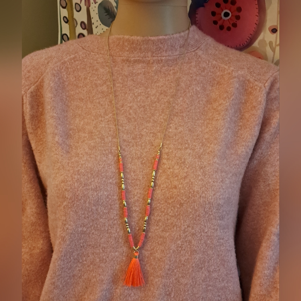 New Tassel Bohemian Gold Necklace